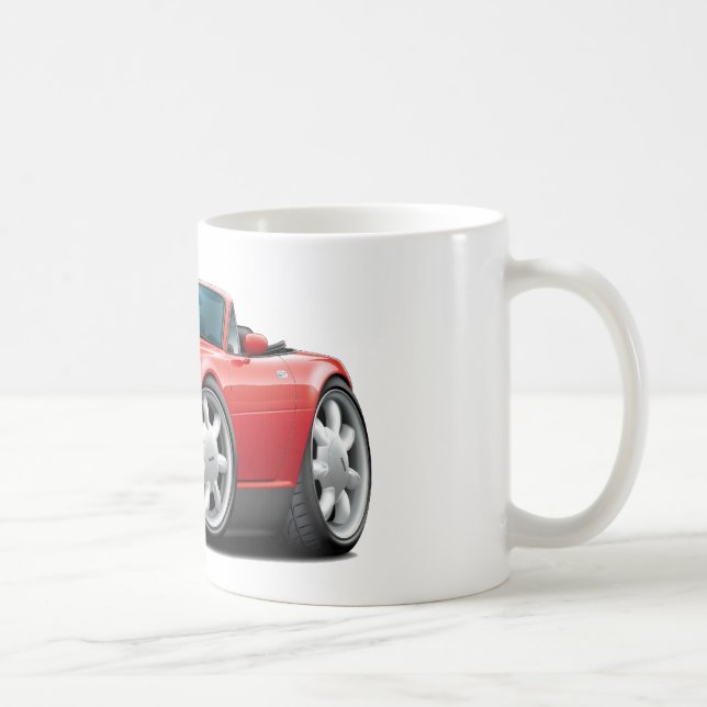 Miata Rot-Auto 1990-98 Kaffeetasse (Rechts)
