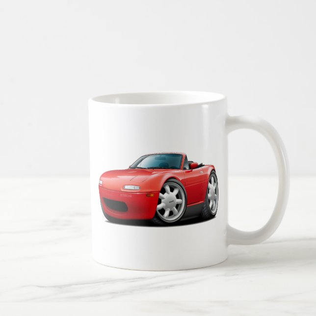 Miata Rot-Auto 1990-98 Kaffeetasse (Rechts)