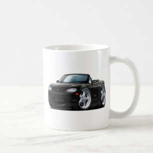 Miata schwarzes Auto 1999-05 Kaffeetasse