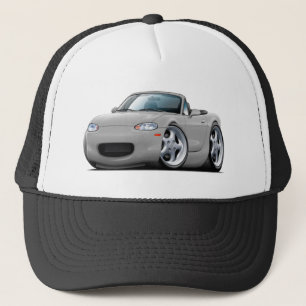 Miata silbernes Auto 1999-05 Truckerkappe