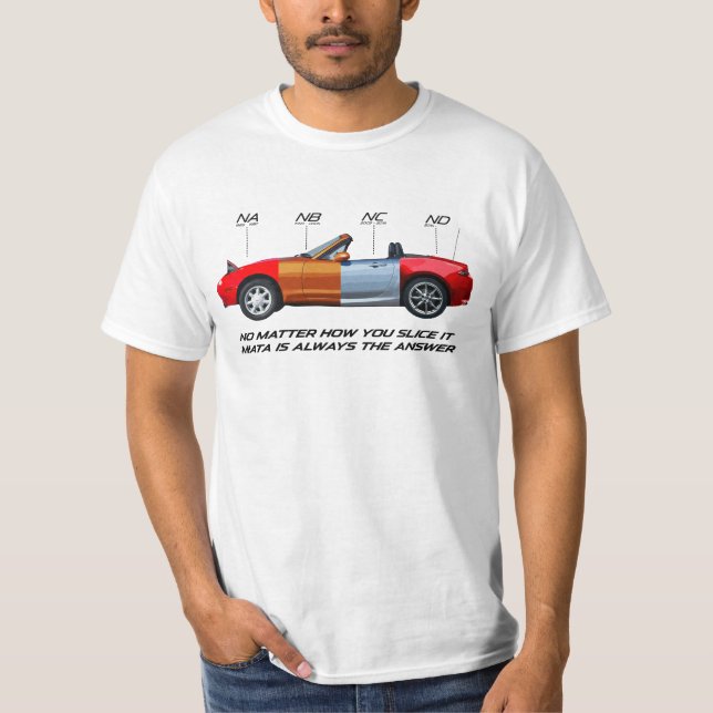 Miatas schnitt T-Shirt (Vorderseite)