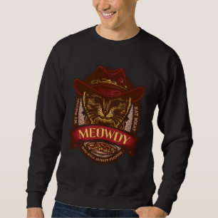 Miau-Cat-Mashup zwischen Miau und HowdyTexas Cat Sweatshirt