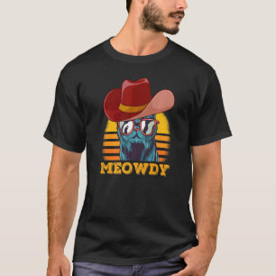 Miau Cat Meme Matching Miau und Hallo Land Mu T-Shirt