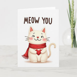 Miau, du liebst Katzen-Karte Karte