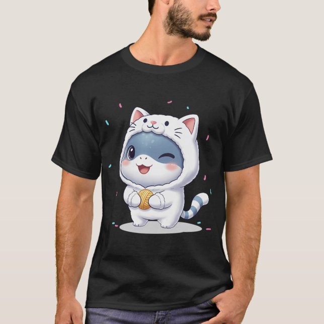 Miau-Hai T-Shirt (Vorderseite)
