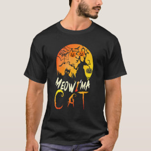Miau, ich bin ein Katzen-Halloween-Kostüm für Männ T-Shirt