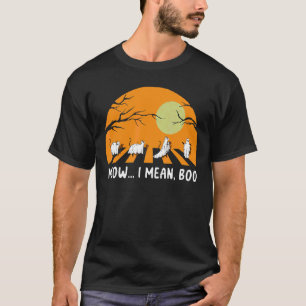 Miau, ich meine Boo  Schwarze Katze Boo geht Hallo T-Shirt