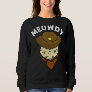 Miau - Katzen-Meme lustiger Mashup zwischen Miau u Sweatshirt