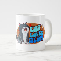 Miau Katzenliebhaber - blaue Katze