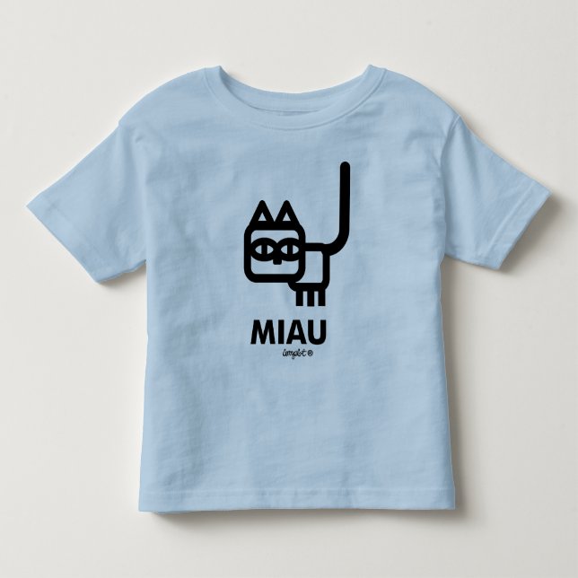 miau kleinkind t-shirt (Vorderseite)