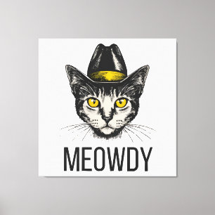 Miau Lustige Katze Leinwanddruck
