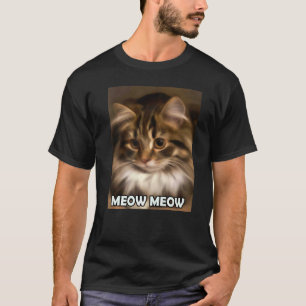 Miau Miau Süße Katze Kitty Kätzchen Im Katzenstil  T-Shirt