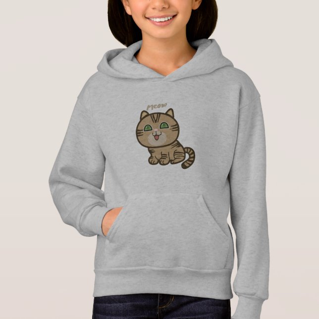 miauen hoodie (Vorderseite)