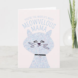 Miauwveröse Mama Katze Karte