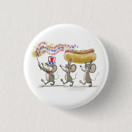 Mic, Mac & Moe's Happy 4. Juli Button