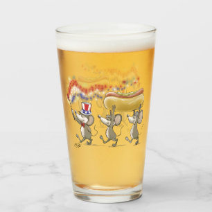 Mic, Mac & Moe's Happy 4. Juli Glass Cup Glas