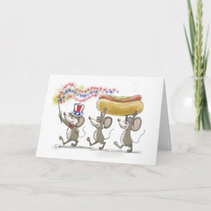 Mic, Mac & Moe's Happy 4th of July Card Karte