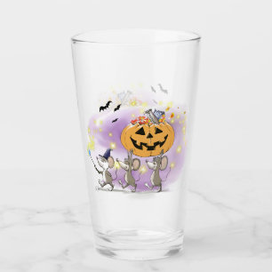 Mic, Mac & Moe's Happy Halloween Glass Cup Glas