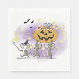 Mic, Mac & Moe's Happy Halloween Serviette