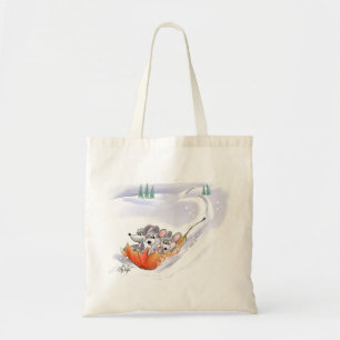 Mic, Mac & Moe's Winter Holiday Landscape Tasche