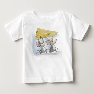Mic & Mac Portant Le T-Shirt Pour Enfant Au Fromag