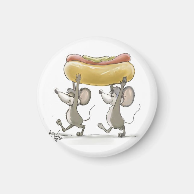 Mic & Mac's Picnic Magnet (Vorne)