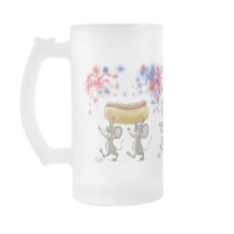 Mic und Mac's 4. Juli Nacht Picnic Mattierte Tasse