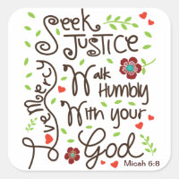 Micah 6:8 Secht Liebe Barmherzigkeit