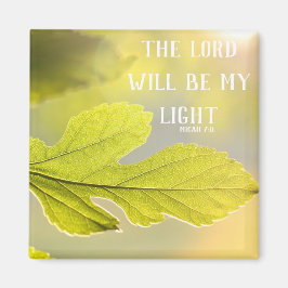 Micah 7:8 Sonnenleaf Magnet