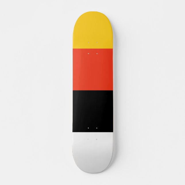 Miccosukee flag indian ethnic native american skateboard (Vorne)