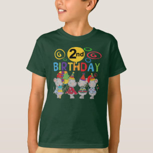 Mice 2e anniversaire T-shirts et cadeaux