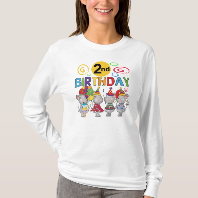 Mice 2e anniversaire T-shirts et cadeaux (Devant)
