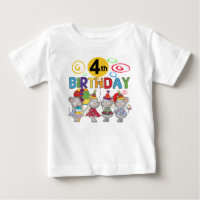 Mice 4th Birthday T-shirts et cadeaux