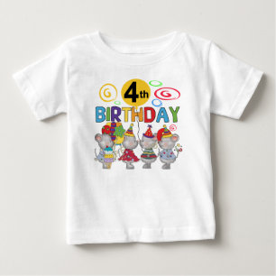 Mice 4th Birthday T-shirts et cadeaux