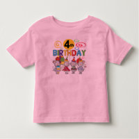 Mice 4th Birthday T-shirts et cadeaux