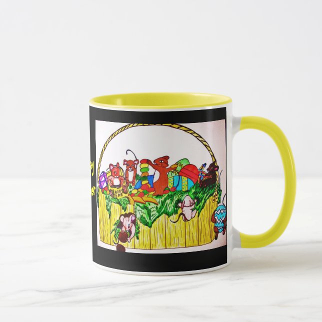 MICE STEAL EASTER CANDY Tasse (Rechts)