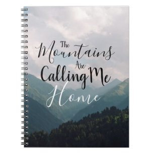 Mich anrufen Mountain View des Zuhause-  Notizblock