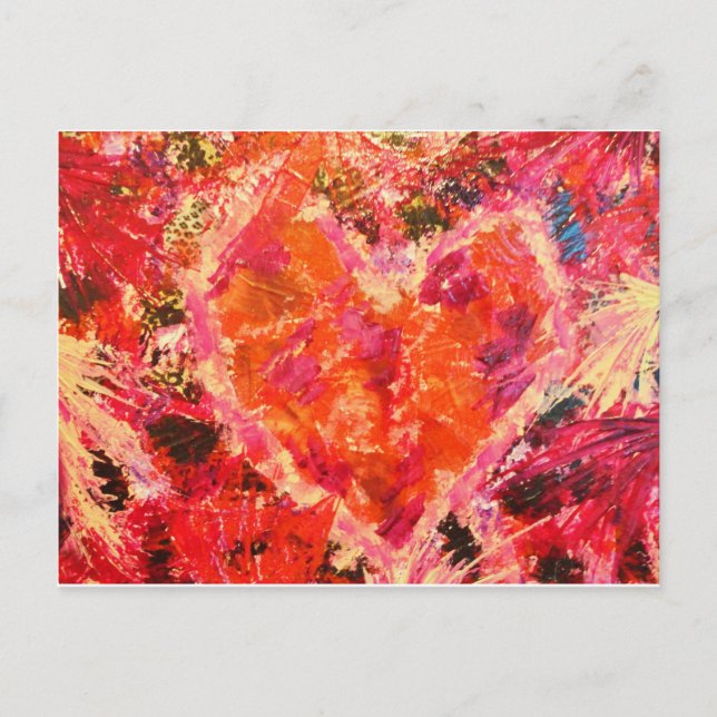 MICH - HERZ POSTKARTE (Vorderseite)