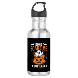 Mich nicht erschrecken Halloween Geist Kürbis Desi Edelstahlflasche