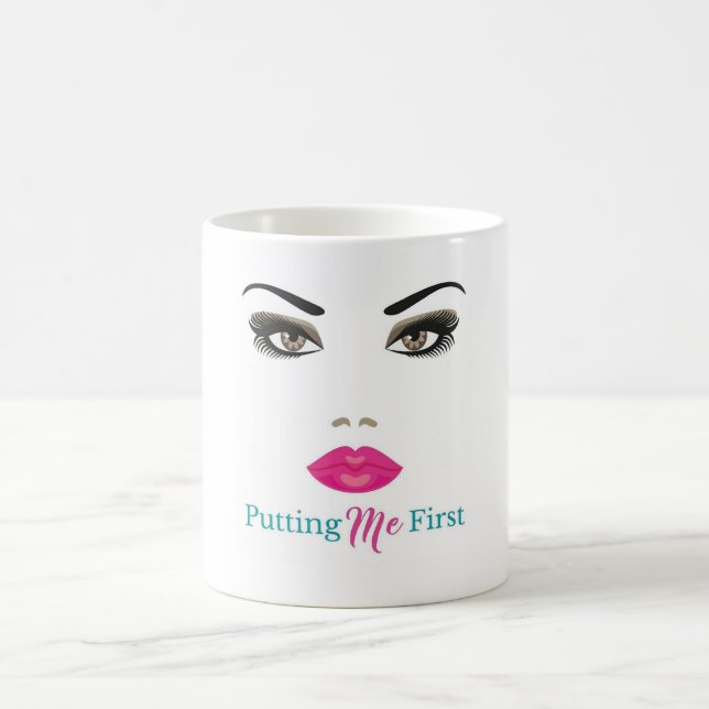 Mich setzen erster T - Shirt Kaffeetasse (Mittel)
