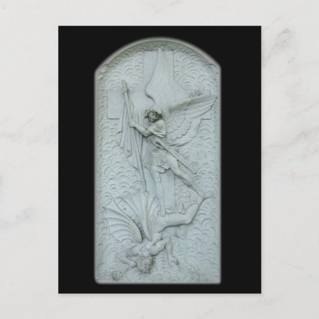 Michael and Lucifer ~ Postcard Postkarte (Vorderseite)