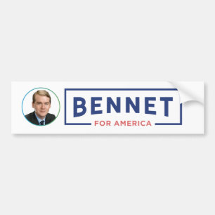 Michael Bennet für Präsident 2020 Autoaufkleber