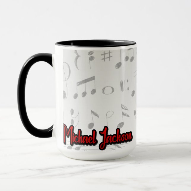 Michael Jackson Thriller Mug – Cartoon Style Colle (Gauche)