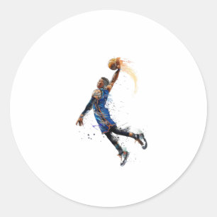 Michael Jordan Runder Aufkleber
