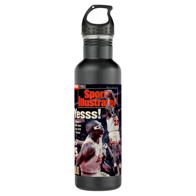michael jordannnn edelstahlflasche (Vorderseite)