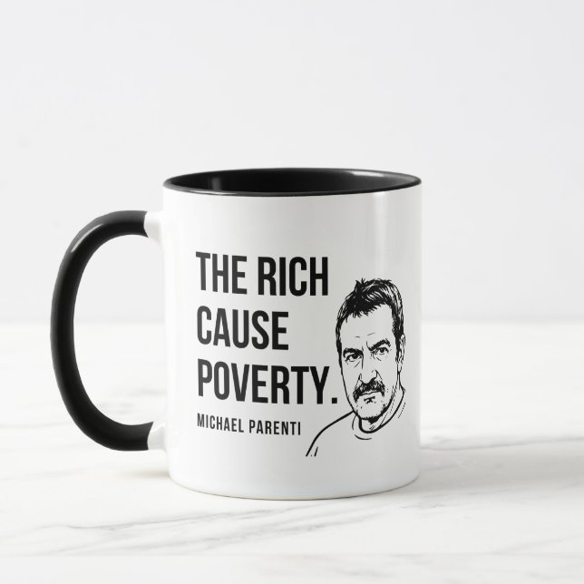 Michael Parenti Zitat Tasse (Links)