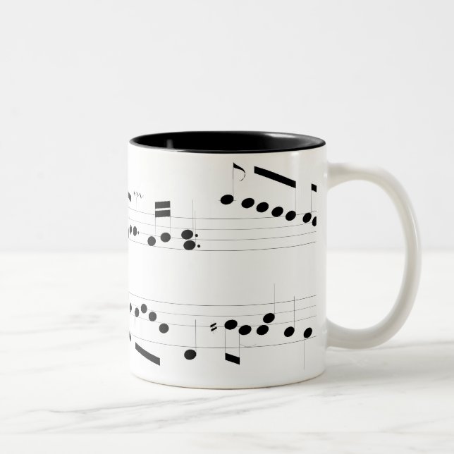 Michael Rose Musik-Kerbe-Tasse Zweifarbige Tasse (Rechts)