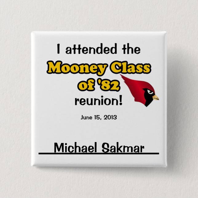 Michael Sakmar Button (Vorderseite)