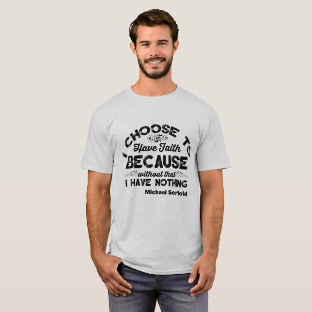 Michael Scofield-Gefängnis Bruch-T - Shirt (Vorne ganz)
