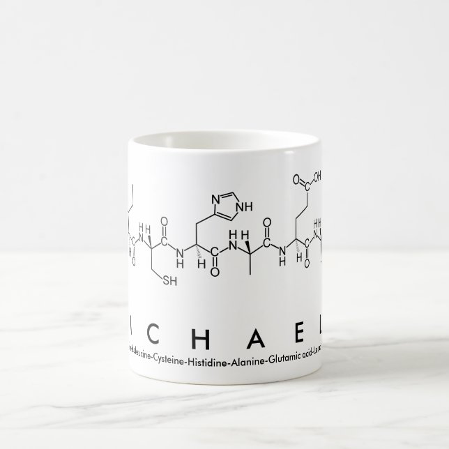 Michaela-Peptidnamen-Tasse Kaffeetasse (Mittel)